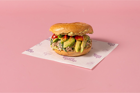 Bagel tuna