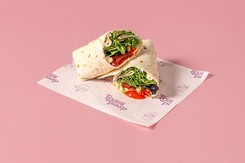 Wrap hummus