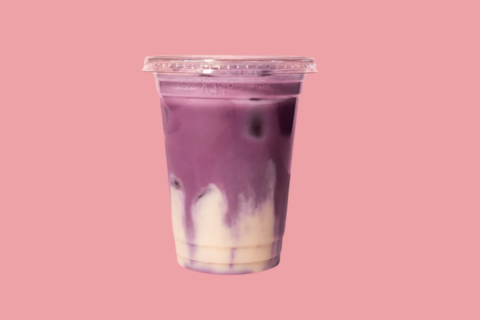 Ube latte